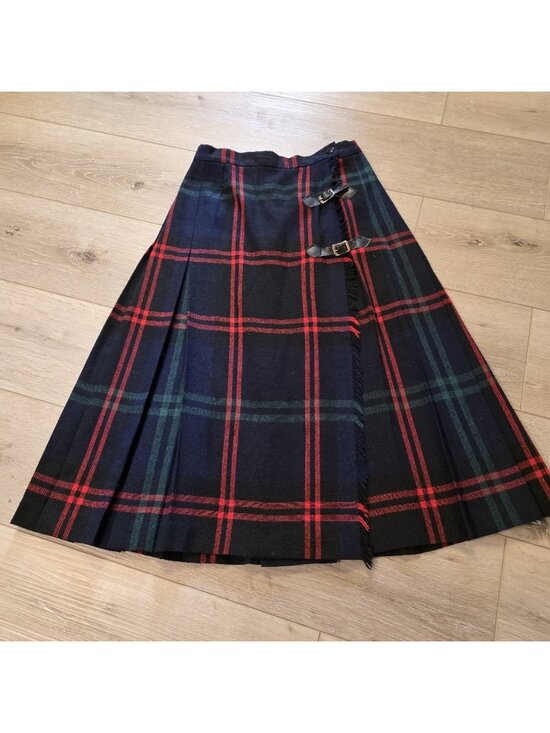 Peerless Boston Dresses & Skirts - Vtg 60's Peerless Boston Plaid Skirt Preppy School Pleated Union Made READ Sz00